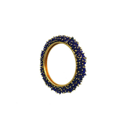Gold Plated Bangles With Beads