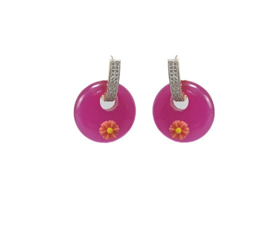 Gold plated round drop