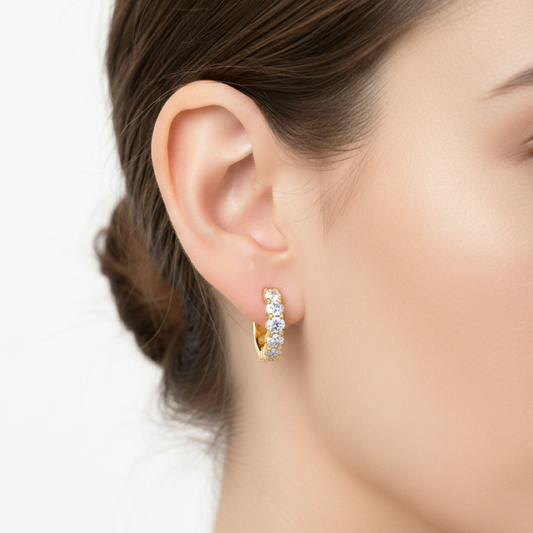 Casual Wear White Stones Loop