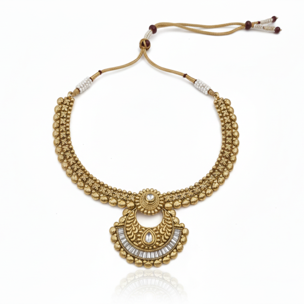 Kundan Stones Close Neck Choker