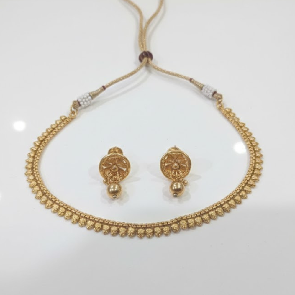 Baby Pattern Necklace with Matching Earrings