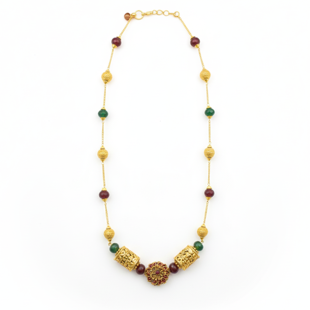 Antique Multi Color Chain with Beads