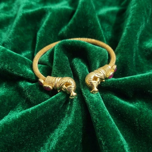 Elephant Kada Type Daily Wear Bangle Bracelet