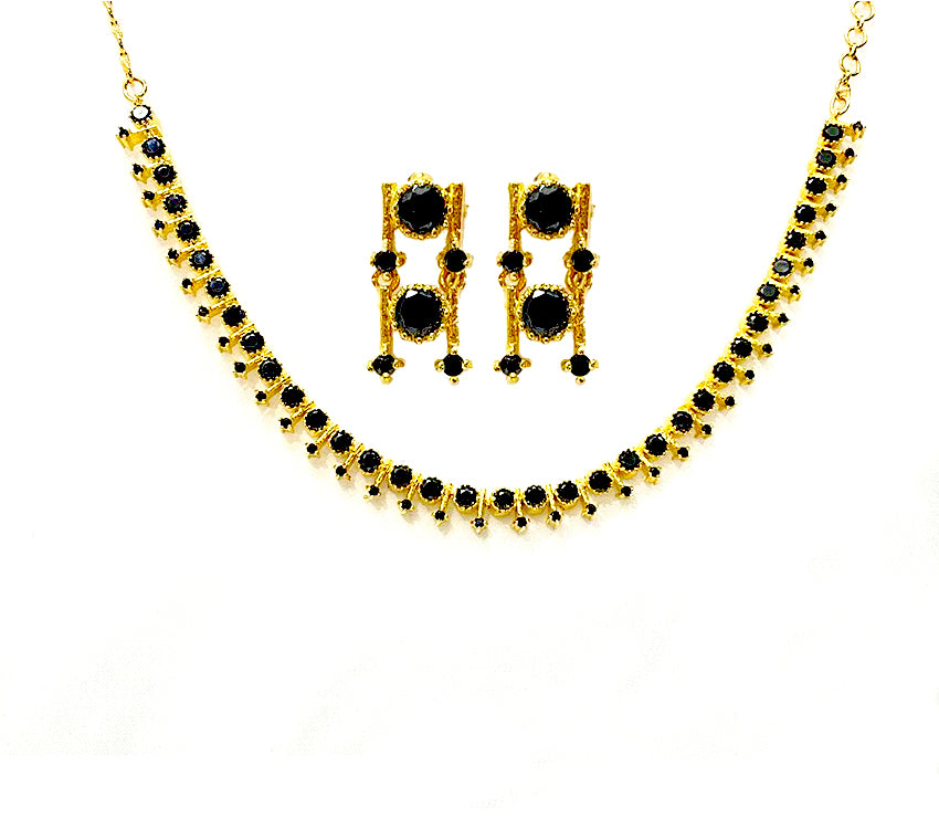 Gold Plated Round Necklace