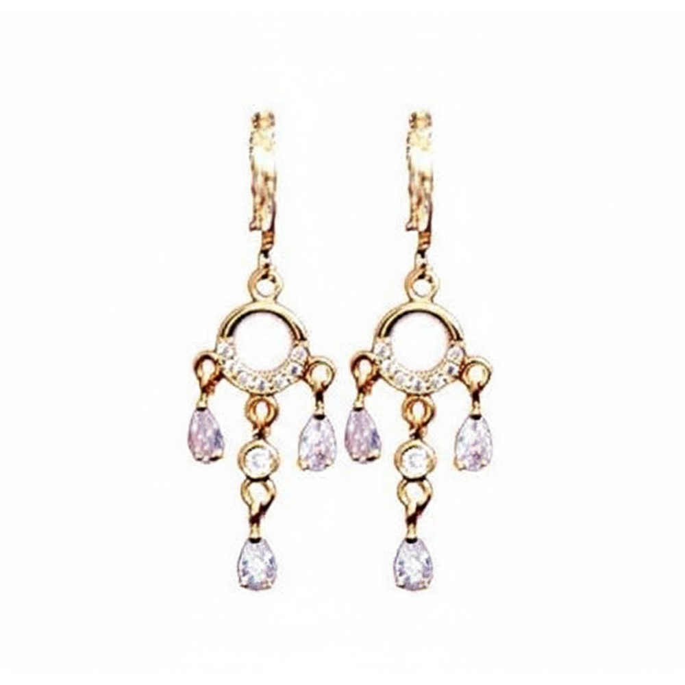 White Stone Hanging Loop Model Drops