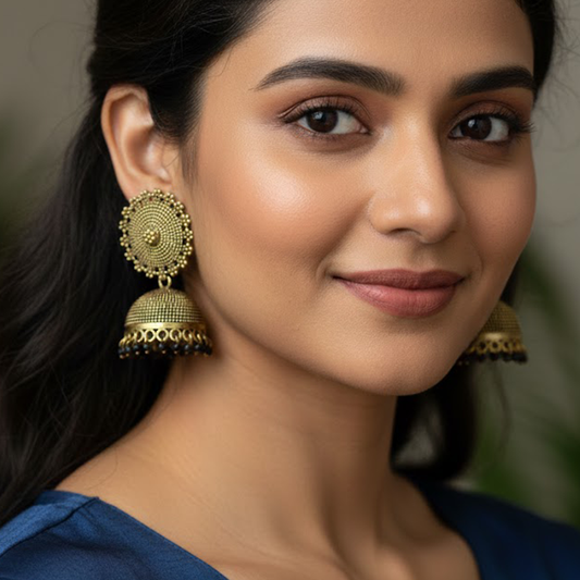 Big Stud Classic Casual Wear Jhumkas