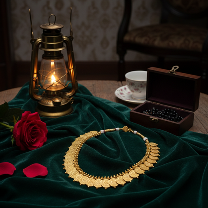 Gold Plated Kaasu Necklace