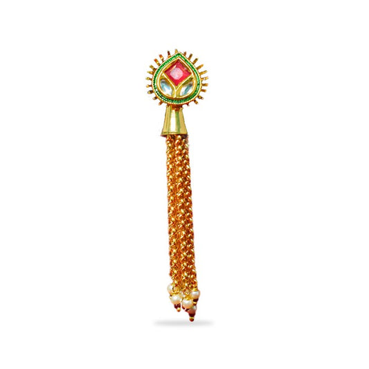 Drop with chain model and pearls