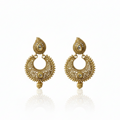 Manga Stud Antique Model Chandbali