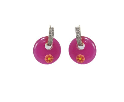 Gold plated round  drop