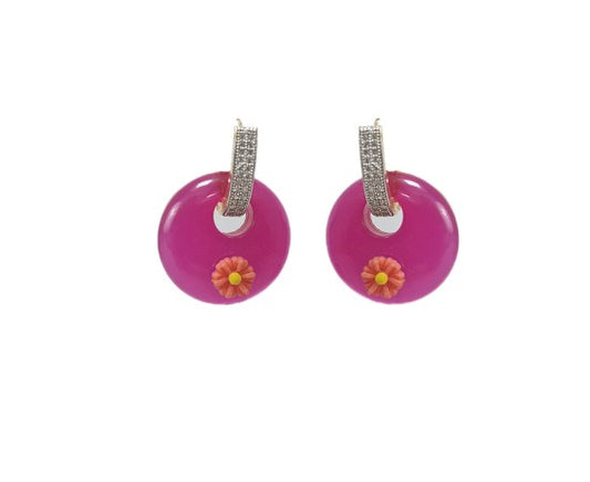 Gold plated round  drop