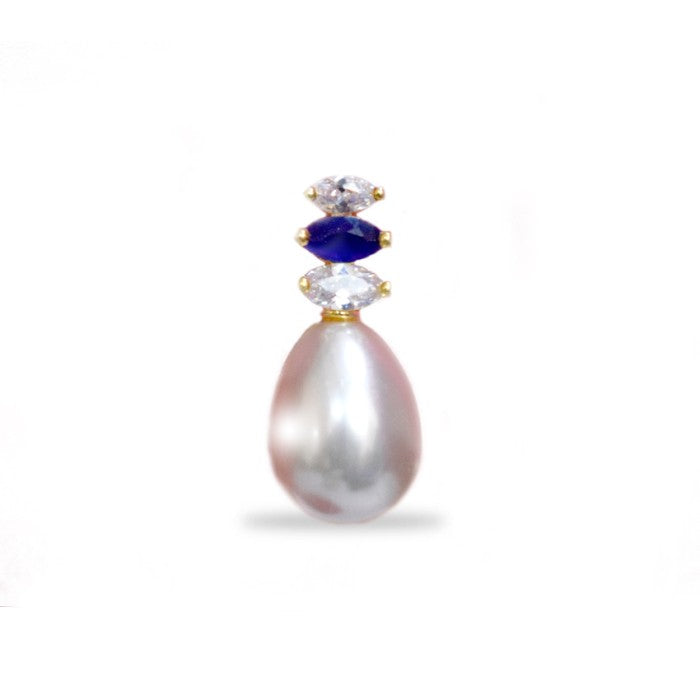 Drop With Blue and white stone