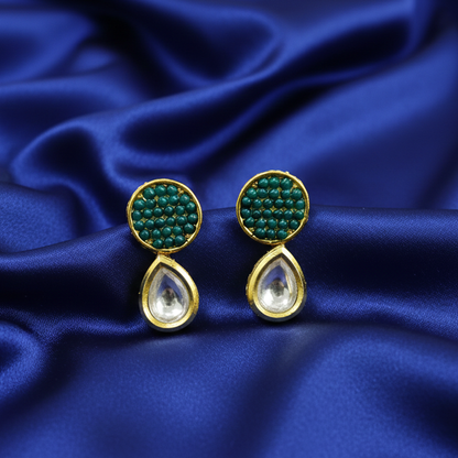 Little Droplet Stones with Color Beads Studs