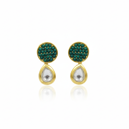 Little Droplet Stones with Color Beads Studs