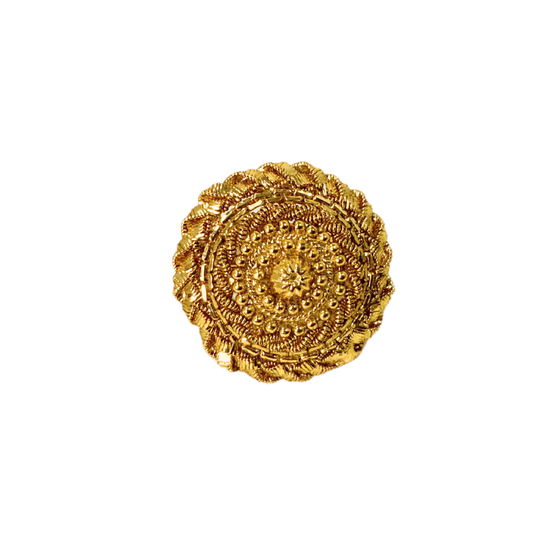 Gold plated round ring sequence design