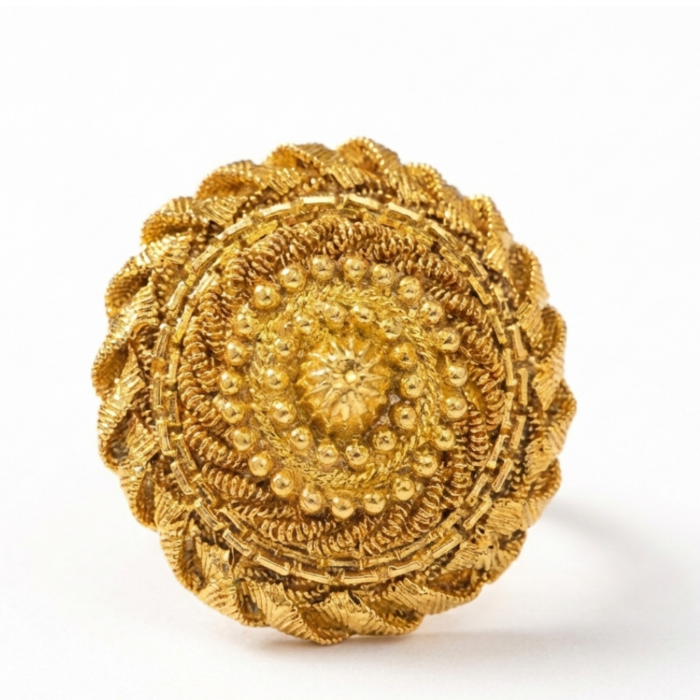 Round Sequence Design Finger Ring