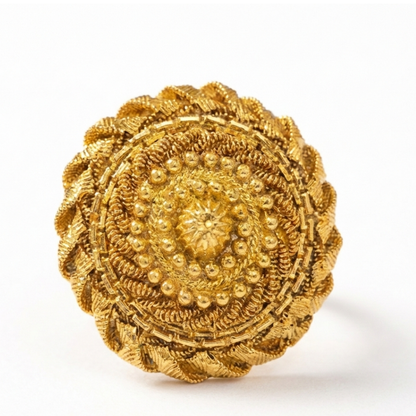 Round Sequence Design Finger Ring