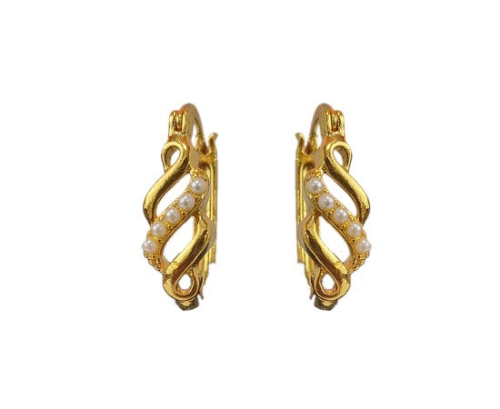 Gold Plated Infinity Loops design