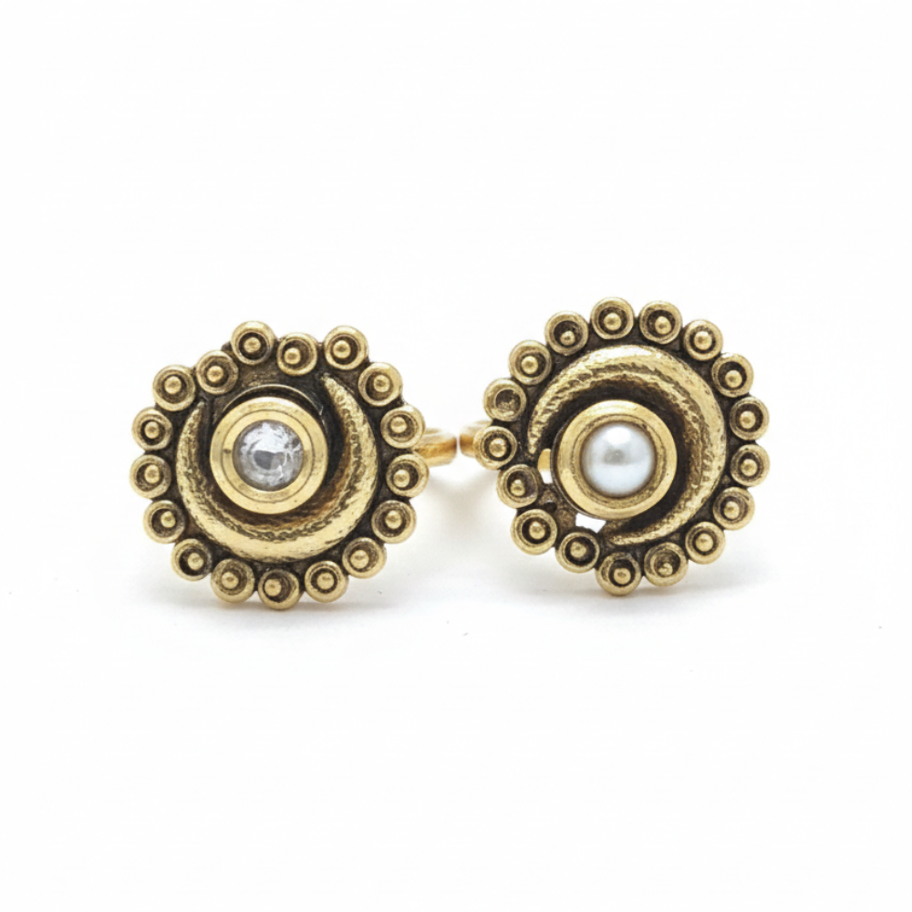 Antique Model with Kundan Stones Toe Rings