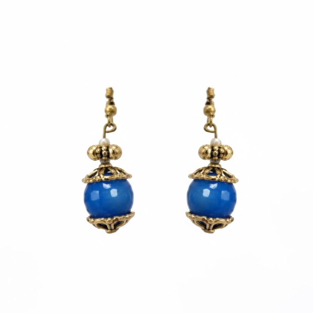 Casual Wear Bright Blue Hanging Drops