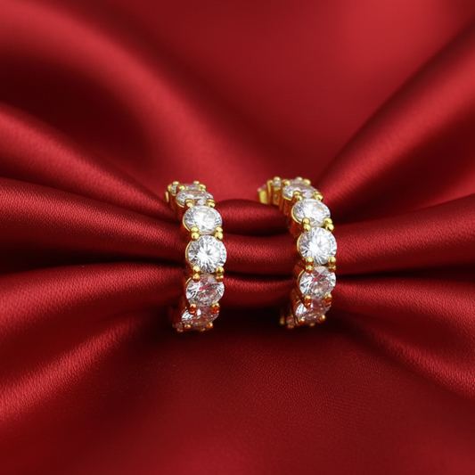 Casual Wear White Stones Loop