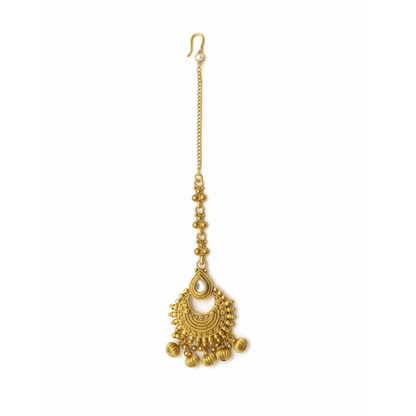 Gold Plated Antique Model Maang Tikka
