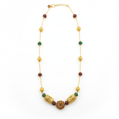 Antique Multi Color Chain with Beads