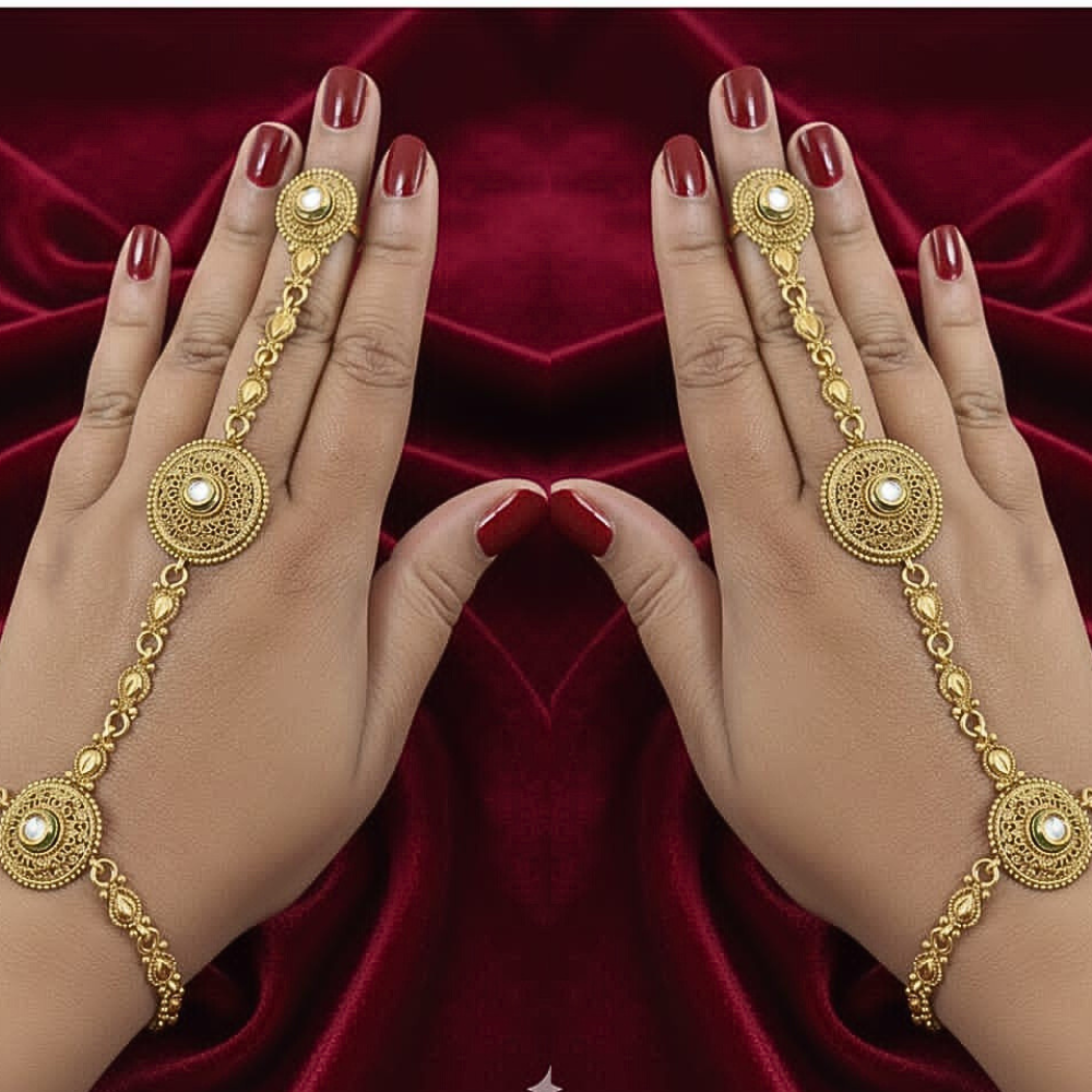 Finger with Bracelet Model Rings - Set of 2
