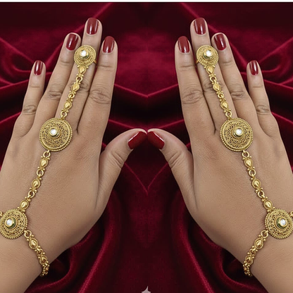 Finger with Bracelet Model Rings - Set of 2