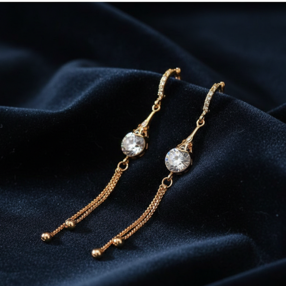 Chain Model Drops with White Stones