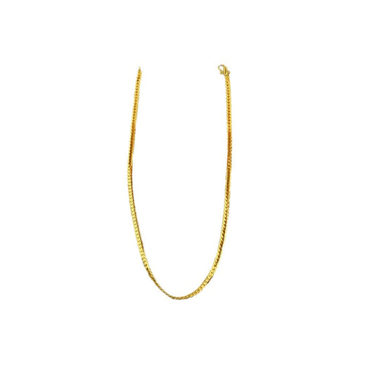 Gold Plated Plain Design Necklace