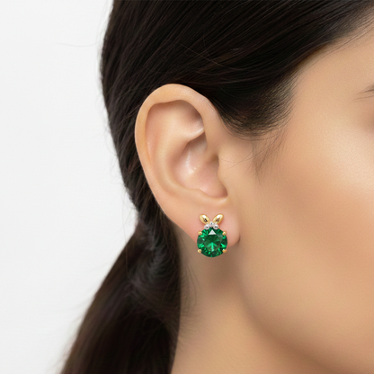 Green Stone Rabbit Model Studs