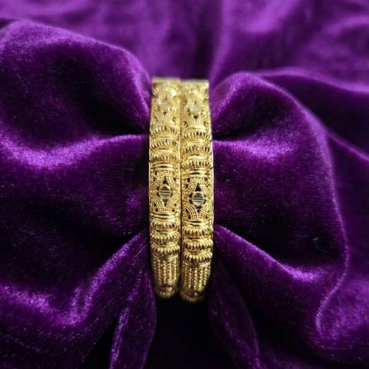 Traditional Gold Plated Bangles (Single Piece Only)