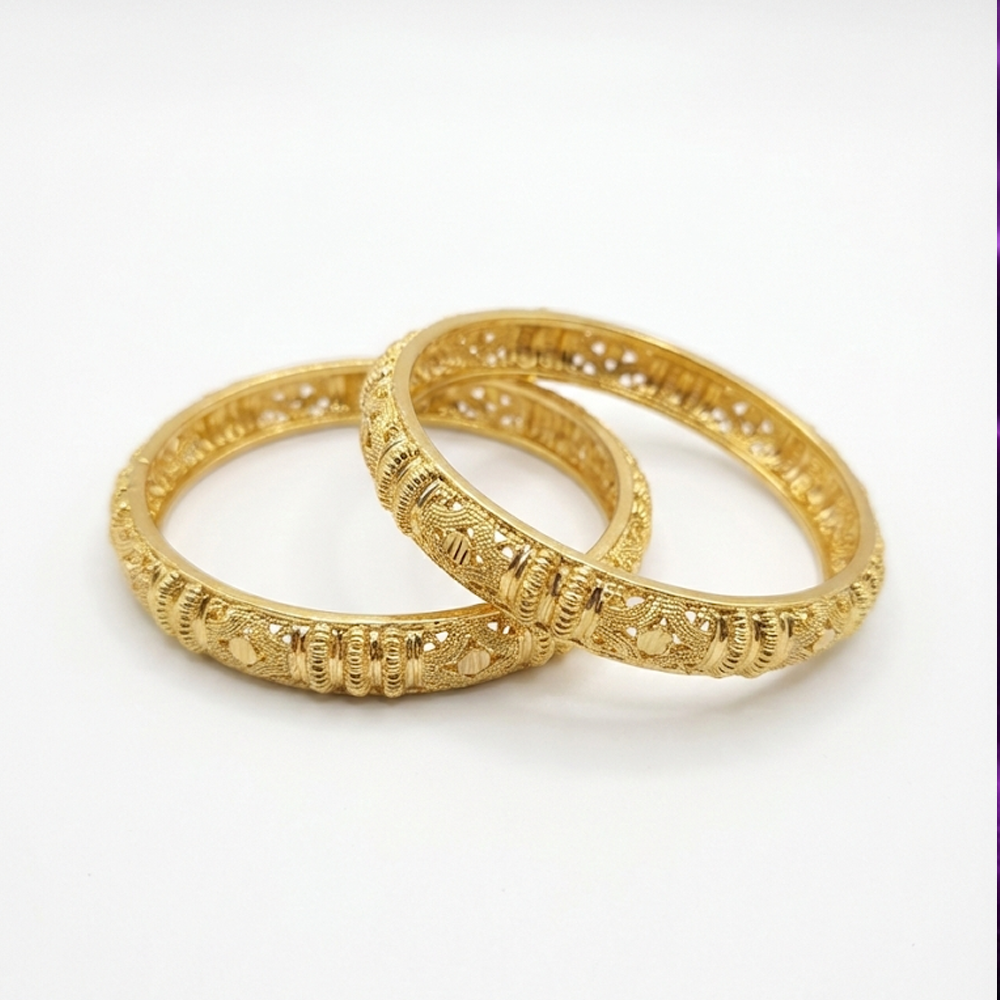Traditional Gold Plated Bangles (Single Piece Only)