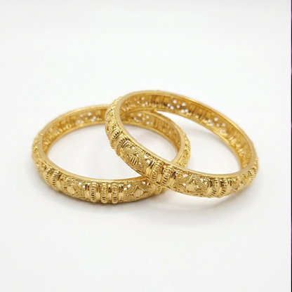 Traditional Gold Plated Bangles (Single Piece Only)