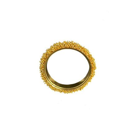 Gold Plated Bangles With Beads