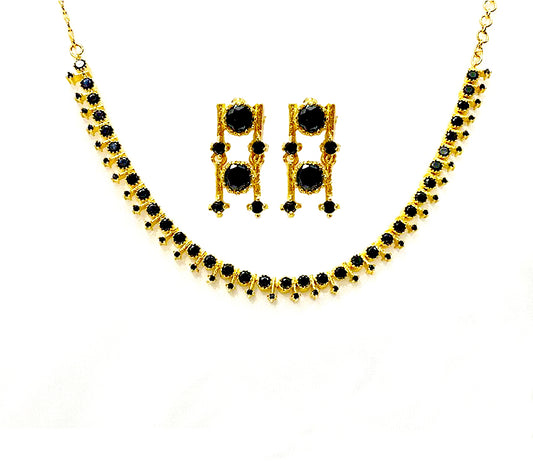 Gold Plated Round Necklace