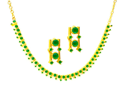 Gold Plated Round Necklace