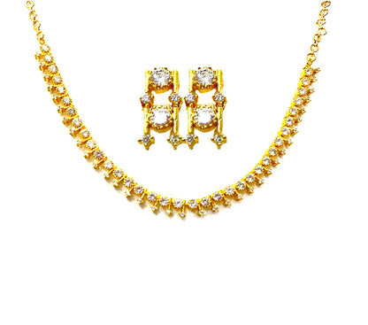 Gold Plated Round Necklace