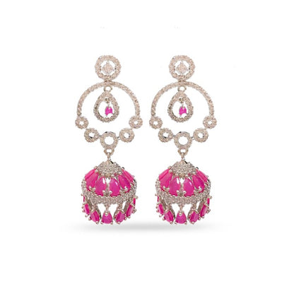 Silver Jhumkas
