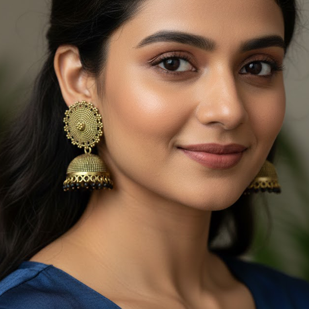 Big Stud Classic Casual Wear Jhumkas