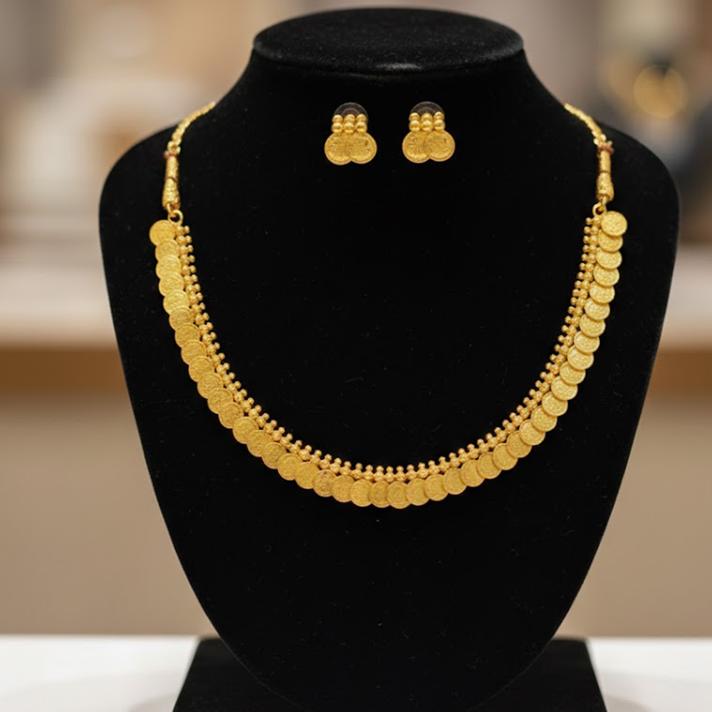 Baby Kaasu Necklace with Earrings