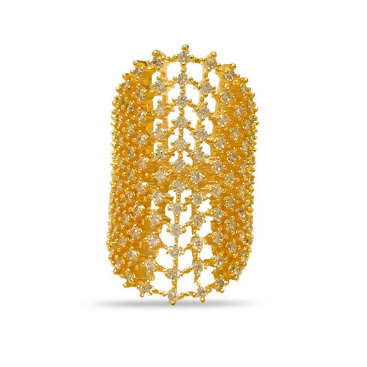 Gold Plated Ring With Infinity Design