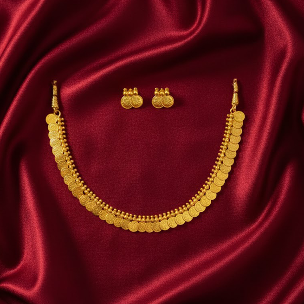 Baby Kaasu Necklace with Earrings
