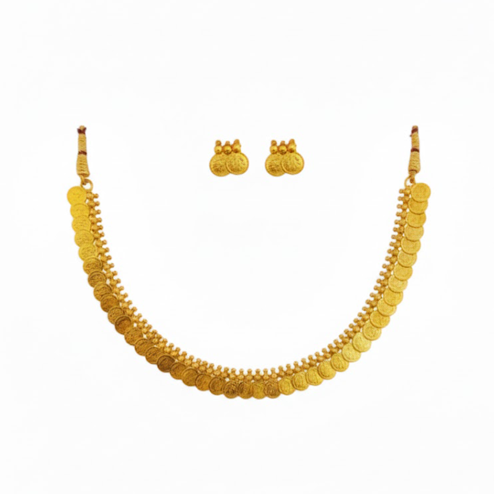 Baby Kaasu Necklace with Earrings