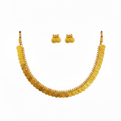 Baby Kaasu Necklace with Earrings