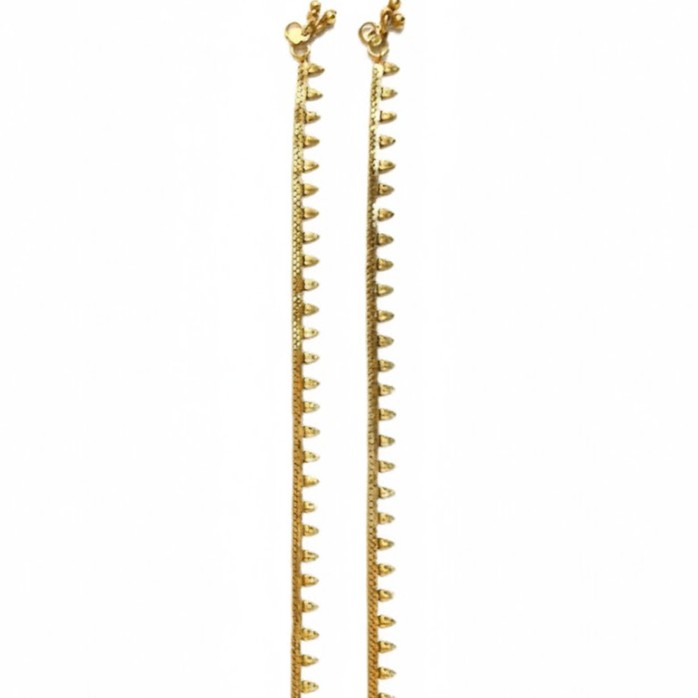 Small Pattern Antique Finish Anklet